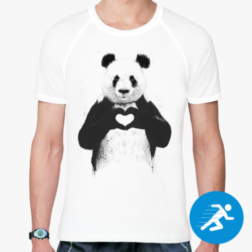 Спортивная футболка Панда