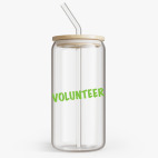 Банка с бамбуковой крышкой