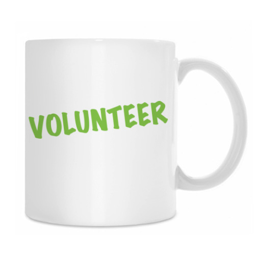 Кружка с принтом Volunteer