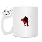 Кружка с футбольным мячиком