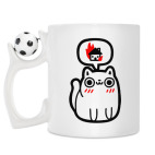 Кружка с футбольным мячиком