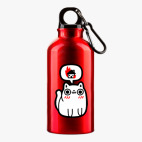 Металлическая бутылка 400 мл UV-DTF