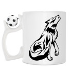 Кружка с футбольным мячиком