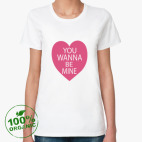 Женская футболка органик