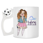 Кружка с футбольным мячиком