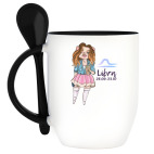 Кружка с ложкой