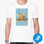 Мужская спортивная футболка