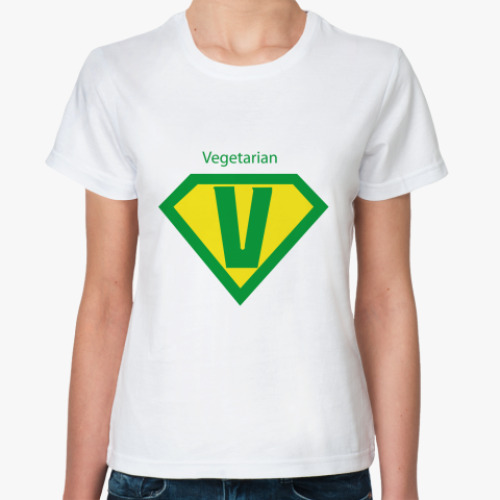 Классическая футболка Vegetarian