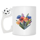 Кружка с футбольным мячиком