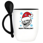 Кружка с ложкой