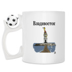 Кружка с футбольным мячиком