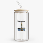 Банка с бамбуковой крышкой