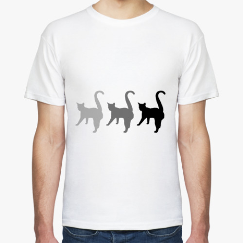 Футболка с принтом Три кота