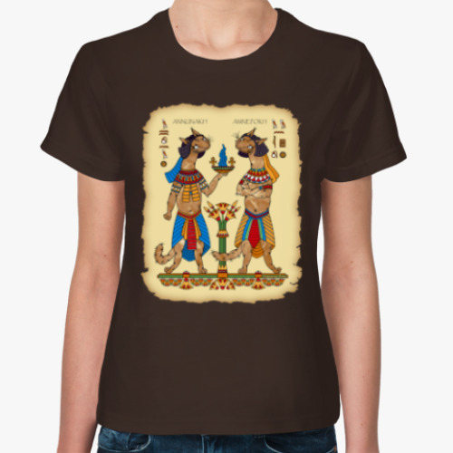 Женская футболка с принтом Annunakh&Amnepokh