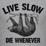 Live slow, die whenever