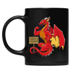 Кружка цветная UV-DTF