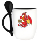 Кружка с ложкой