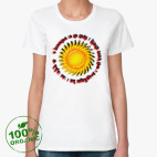 Женская футболка органик