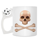 Кружка с футбольным мячиком