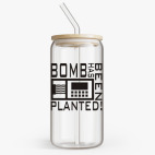 Банка с бамбуковой крышкой