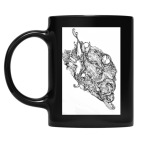 Кружка цветная UV-DTF