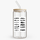 Банка с бамбуковой крышкой