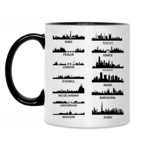 Кружка с принтом Путешественник