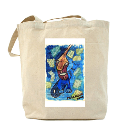Сумка шоппер с принтом Pescador