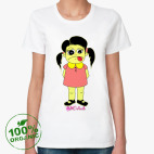 Женская футболка органик