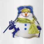 Добрый и пушистый снеговик