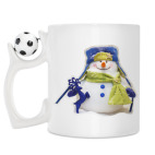 Кружка с футбольным мячиком