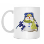 Добрый и пушистый снеговик