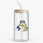 Банка с бамбуковой крышкой