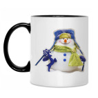 Кружка двухцветная