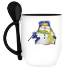 Кружка с ложкой