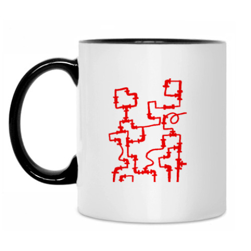 Кружка с принтом Трубы