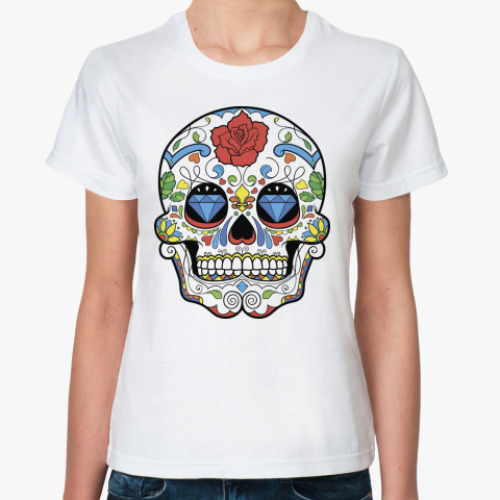 Классическая футболка Monsters / Skull colorful