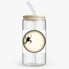 Банка с бамбуковой крышкой