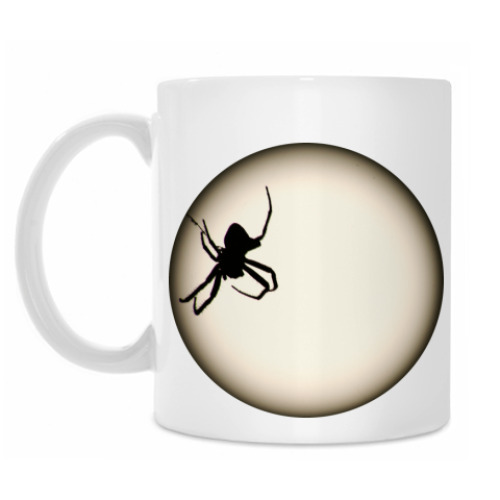 Кружка с принтом Паук