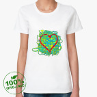 Женская футболка органик