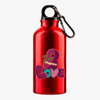 Металлическая бутылка 400 мл UV-DTF