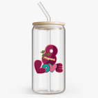 Банка с бамбуковой крышкой