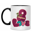 Кружка двухцветная