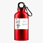 Металлическая бутылка 400 мл UV-DTF