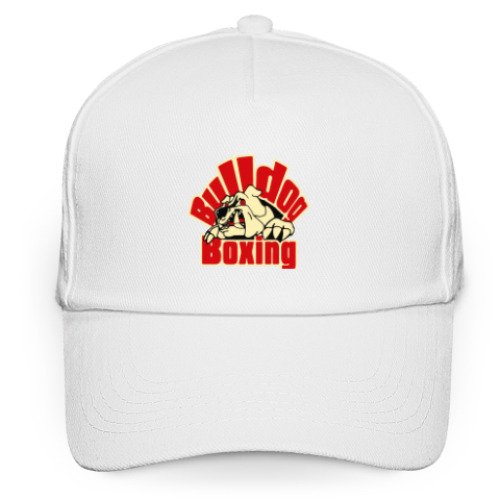 Кепка бейсболка с принтом Bulldog Boxing