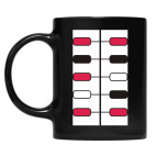 Кружка цветная UV-DTF