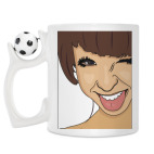 Кружка с футбольным мячиком