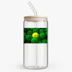 Банка с бамбуковой крышкой