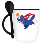 Кружка с ложкой