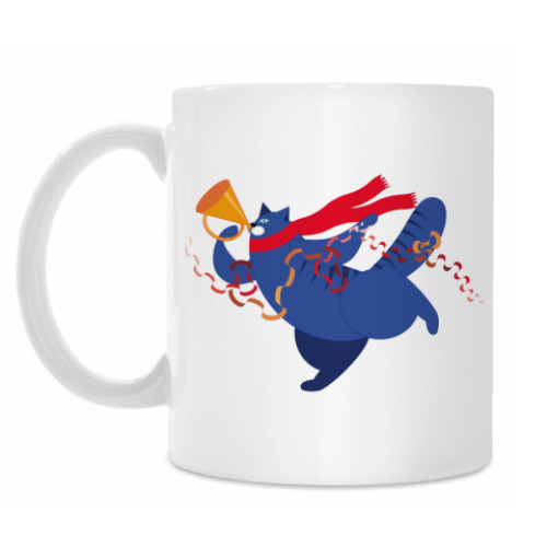 Кружка с принтом Трубач